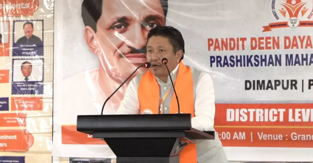 Nagaland: मंत्री जैकब झिमोमी ने ज़मीनी स्तर पर मज़बूत BJP का आह्वान किया
