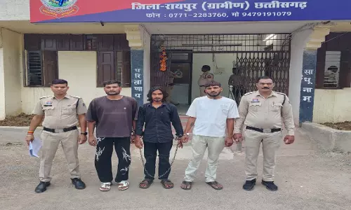 Raipur Breaking: बलवा और चाकू से हमला करने वाले 3 आरोपी गिरफ्तार