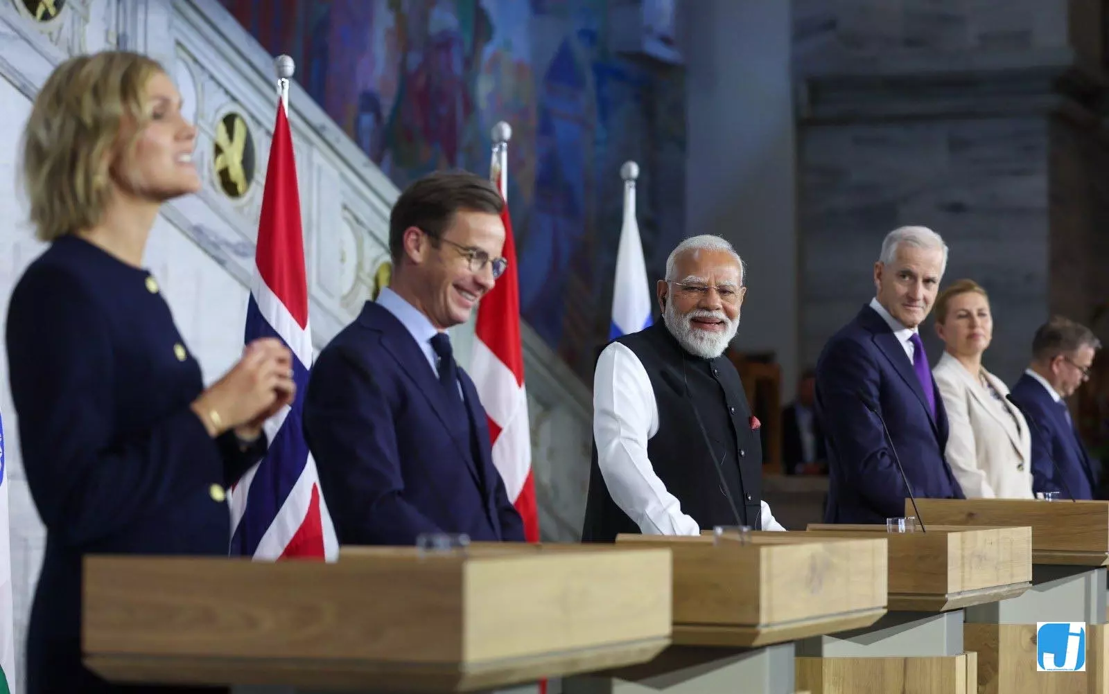 भारत-नॉर्डिक समिट में ग्रीन टेक और इनोवेशन साझेदारी पर बड़ा फैसला भारत-नॉर्डिक समिट में ग्रीन टेक और इनोवेशन साझेदारी पर बड़ा फैसला