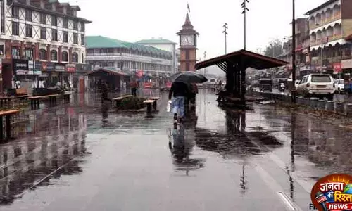 Srinagar मौसम विभाग का 21 मई तक बारिश का अनुमान