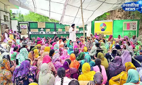 शिवालिक सॉलिड वेस्ट प्लांट बंद, धरना जारी शिवालिक सॉलिड वेस्ट प्लांट बंद, धरना जारी