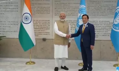 रोम में पीएम मोदी ने FAO महानिदेशक डॉ. क्यू डोंग्यू से की मुलाकात रोम में पीएम मोदी ने FAO महानिदेशक डॉ. क्यू डोंग्यू से की मुलाकात