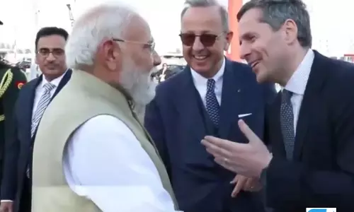 इटली दौरा समाप्त कर भारत रवाना हुए पीएम मोदी