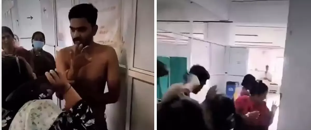 बालासाहेब ठाकरे Hospital में मरीज़ों के कथित अश्लील वीडियो बनाने पर हंगामा बालासाहेब ठाकरे Hospital में मरीज़ों के कथित अश्लील वीडियो बनाने पर हंगामा