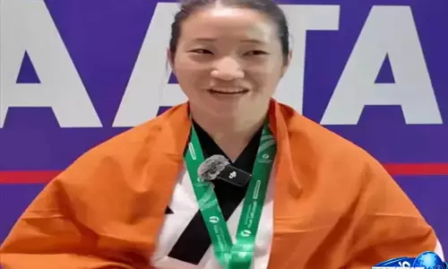 ITANAGAR: रूपा बायोर ने एशियाई खेलों में भारत का झंडा फहराने का किया क्वालीफाई ITANAGAR: रूपा बायोर ने एशियाई खेलों में भारत का झंडा फहराने का किया क्वालीफाई
