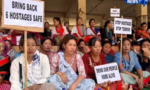 Manipur: छह लापता नागा पुरुषों की सुरक्षा के लिए विरोध प्रदर्शन बढ़े Manipur: छह लापता नागा पुरुषों की सुरक्षा के लिए विरोध प्रदर्शन बढ़े