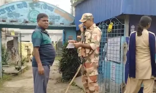 बंगाल: कड़ी सुरक्षा के बीच फाल्टा में पुनर्मतदान, सुबह से ही मतदाताओं की लंबी कतारें दिखीं