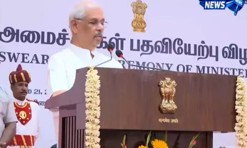 Tamil Nadu: मंत्री शपथ ग्रहण में राज्यपाल ने कांग्रेस सदस्य को टोका