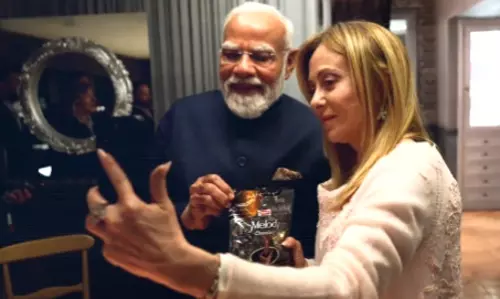 कांग्रेस नेता ने मोदी-मेलोनी की मुलाकात को बताया हनीमून, विवादित बयान से विवाद शुरू