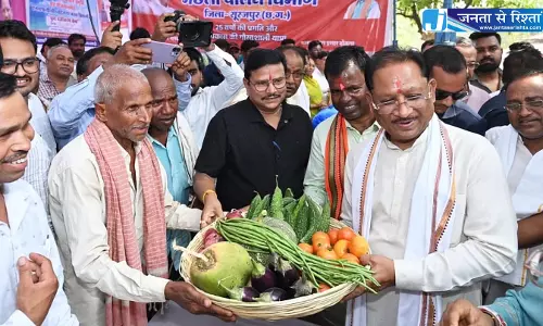 रामानुजनगर-पटना समाधान शिविर में CM साय ने की महत्वपूर्ण घोषणाएं रामानुजनगर-पटना समाधान शिविर में CM साय ने की महत्वपूर्ण घोषणाएं