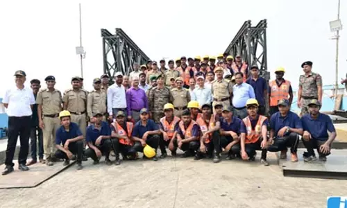 विक्रमशिला सेतु पर 170 फीट लंबा बेली ब्रिज तैयार, जल्द बहाल होगी आवाजाही
