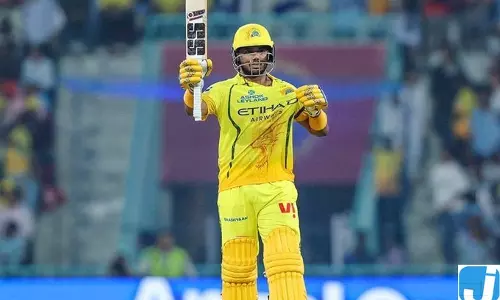 Kartik Sharma का रन आउट, CSK की उम्मीदों को झटका Kartik Sharma का रन आउट, CSK की उम्मीदों को झटका