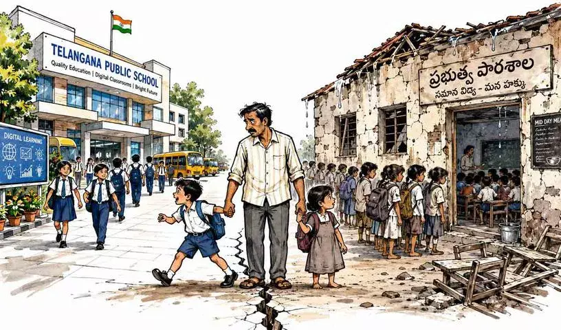 राय: तेलंगाना पब्लिक स्कूलों का प्रस्ताव — कॉमन स्कूलिंग और बाज़ार की प्रतिस्पर्धा के बीच राय: तेलंगाना पब्लिक स्कूलों का प्रस्ताव — कॉमन स्कूलिंग और बाज़ार की प्रतिस्पर्धा के बीच