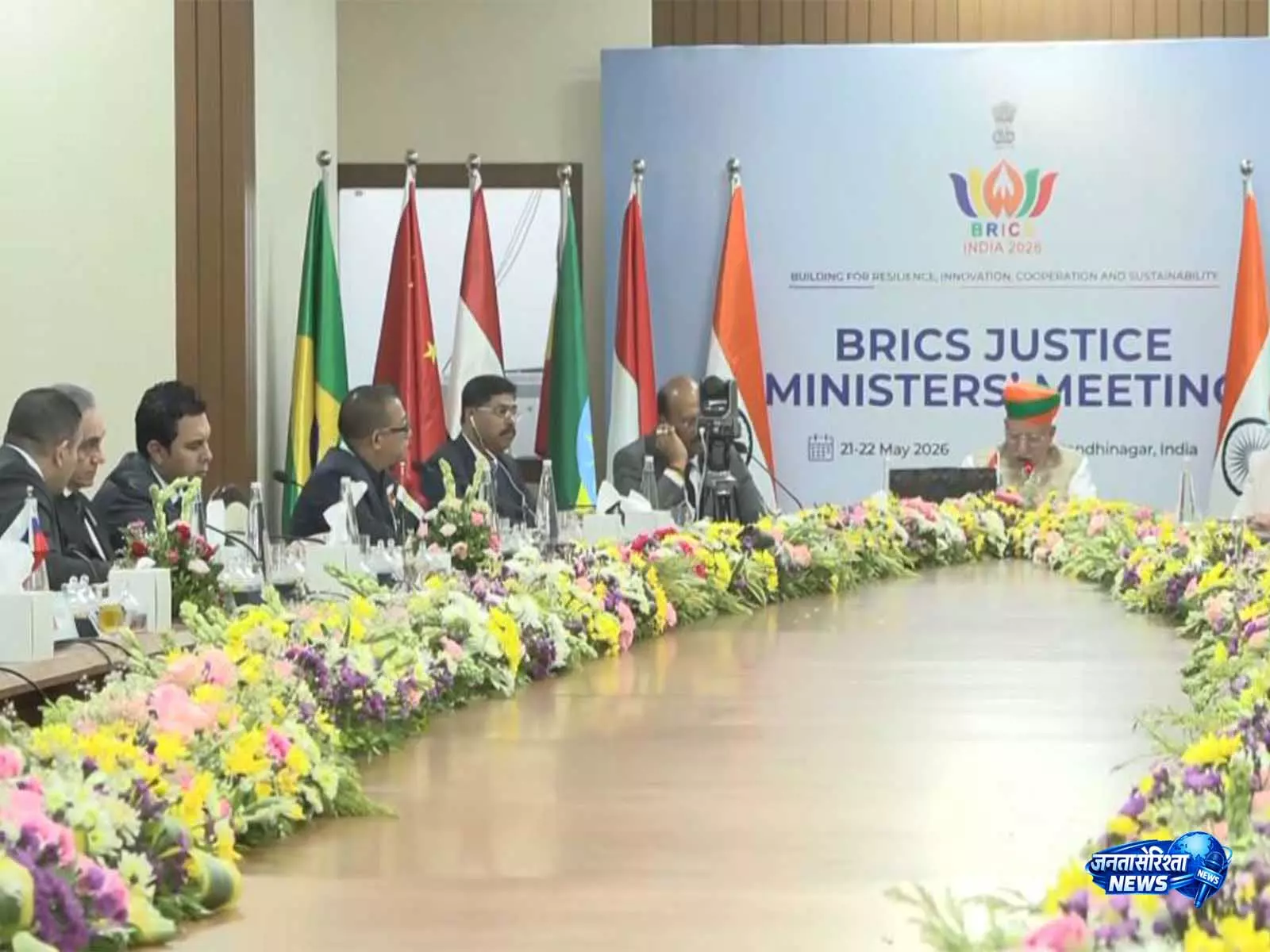 भारत ने BRICS न्याय मंत्रियों की बैठक की मेजबानी की, मध्यस्थता और आर्बिट्रेशन पर सहमति भारत ने BRICS न्याय मंत्रियों की बैठक की मेजबानी की, मध्यस्थता और आर्बिट्रेशन पर सहमति