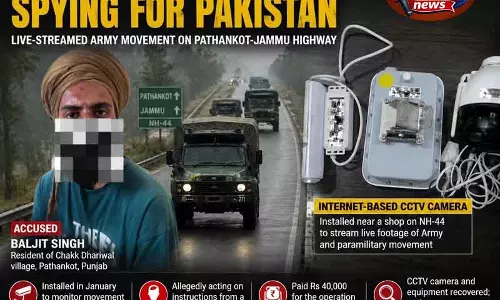 Punjab का शख्स पाक को सेना मूवमेंट दिखाने के आरोप में अरेस्ट