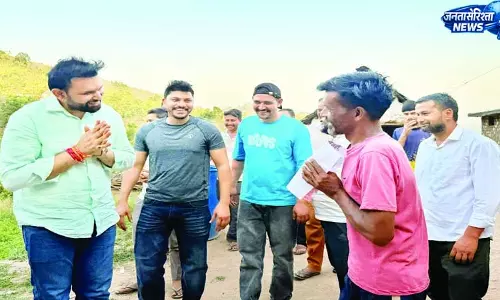 सदैव जनता को समर्पित रहेंगे जिला परिषद प्रत्याशी देवांश चंदेल