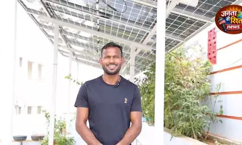 Bhubaneswar ओलंपियन अमित ने सोलर एनर्जी अपनाकर मिसाल कायम की