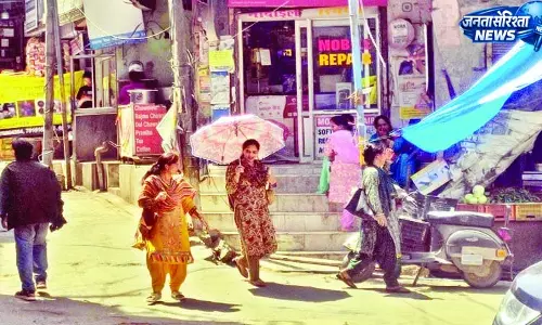 कंडाघाट में पारा 33 डिग्री के पार