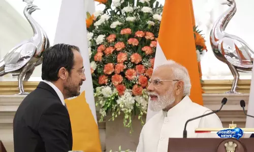 भारत–साइप्रस संबंध Strategic Partnership में अपग्रेड, आर्थिक सहयोग बढ़ाने पर जोर भारत–साइप्रस संबंध Strategic Partnership में अपग्रेड, आर्थिक सहयोग बढ़ाने पर जोर
