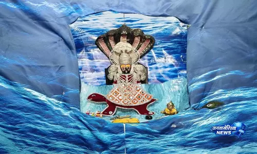 नौगांवा सांवरिया सेठ का किया भव्य कछुआ अवतार श्रृंगार, कल लगेगा गौमाताओं को 56 भोग