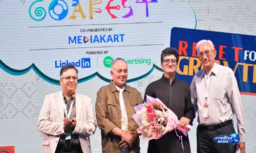 Goafest 2026 में प्रसून जोशी का सम्मान, नए पद के लिए मिला सम्मान Goafest 2026 में प्रसून जोशी का सम्मान, नए पद के लिए मिला सम्मान