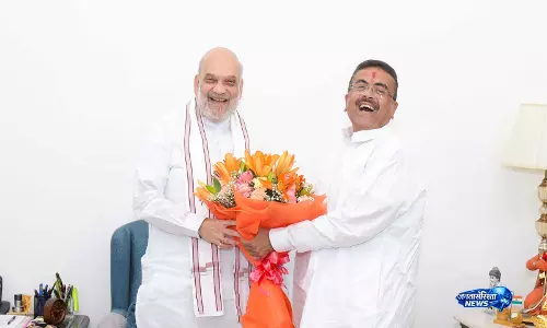 अमित शाह ने पश्चिम बंगाल के CM सुवेंदु अधिकारी से मुलाकात की, नई भूमिका के लिए शुभकामनाएं दीं