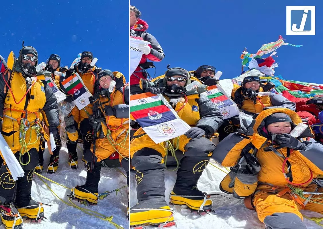 अमित शाह ने एवरेस्ट पर वंदे मातरम गाने वाली BSF की महिला टीम को किया सैल्यूट, बोले- नारी शक्ति ने रचा इतिहास अमित शाह ने एवरेस्ट पर वंदे मातरम गाने वाली BSF की महिला टीम को किया सैल्यूट, बोले- नारी शक्ति ने रचा इतिहास
