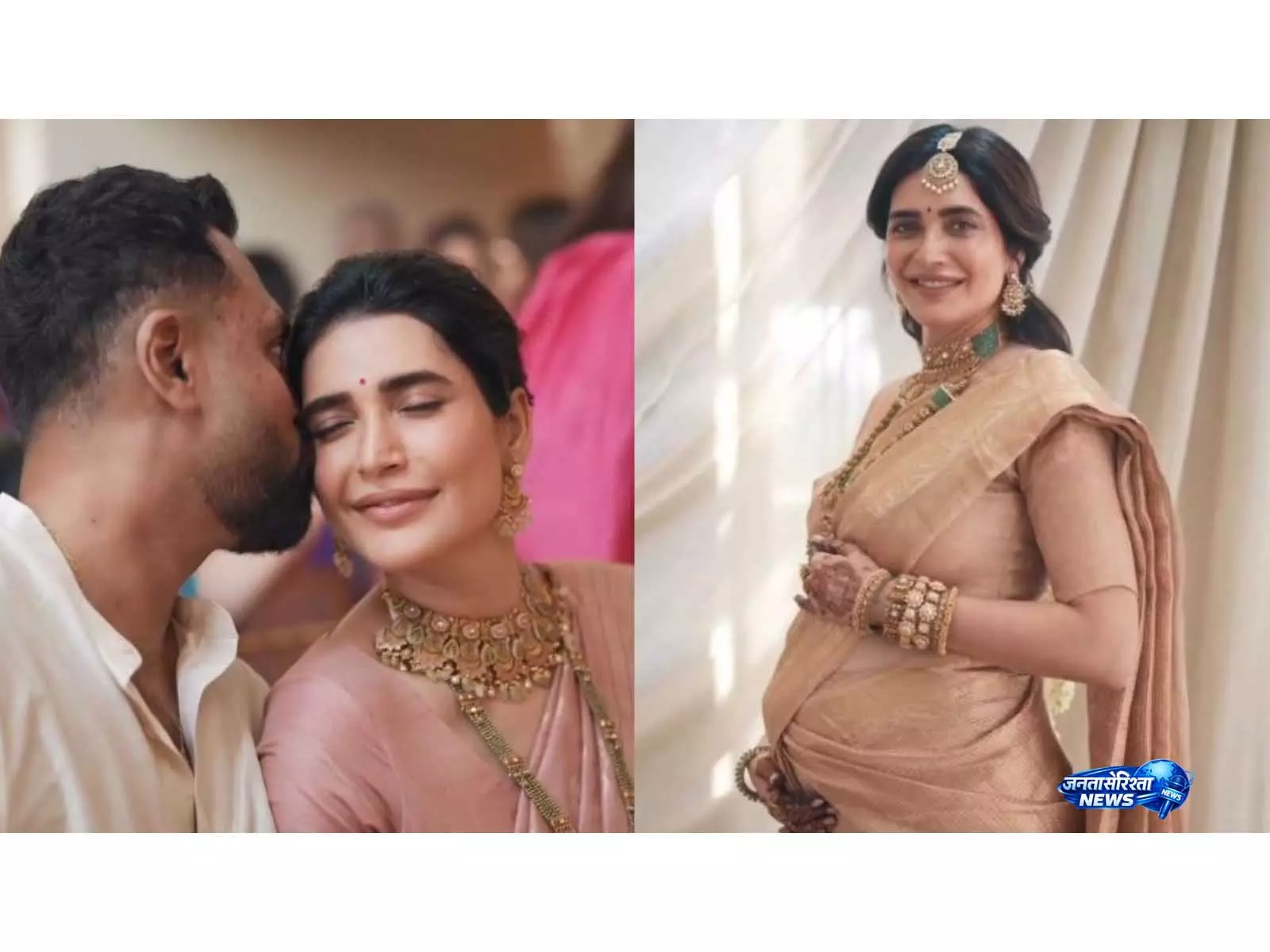 Karishma Tanna ने साउथ इंडियन अंदाज में ‘गोध भराई’ समारोह मनाया Karishma Tanna ने साउथ इंडियन अंदाज में ‘गोध भराई’ समारोह मनाया