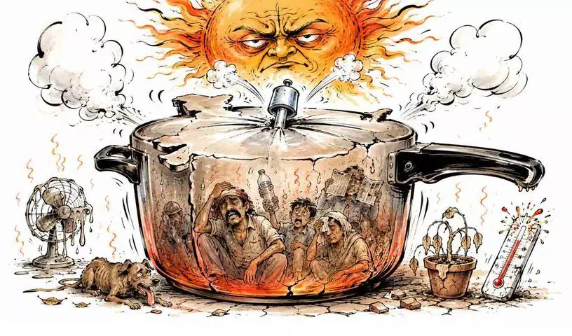 भारत में जलवायु परिवर्तन के अशुभ संकेतों को नज़रअंदाज़ करना मुश्किल है भारत में जलवायु परिवर्तन के अशुभ संकेतों को नज़रअंदाज़ करना मुश्किल है