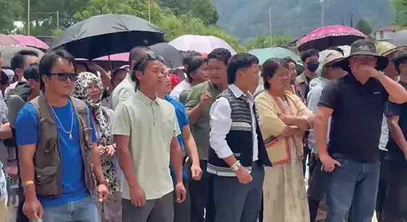 Arunachal: किसानों पर हमले को लेकर दिबांग घाटी में विरोध प्रदर्शन शुरू