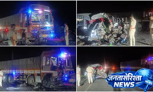 Chittapur : क्रूजर-लॉरी की भीषण टक्कर, एक ही परिवार के 5 लोगों की मौत
