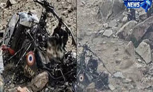 लेह के पास भारतीय सेना का चीता हेलीकॉप्टर क्रैश, मेजर जनरल समेत 3 घायल