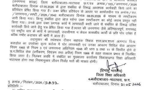 दो सहायक शिक्षक सस्पेंड किए गए