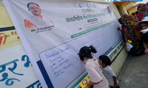 अंतर्राष्ट्रीय जैव विविधता दिवस पर कोपरा जलाशय में जागरूकता कार्यक्रम