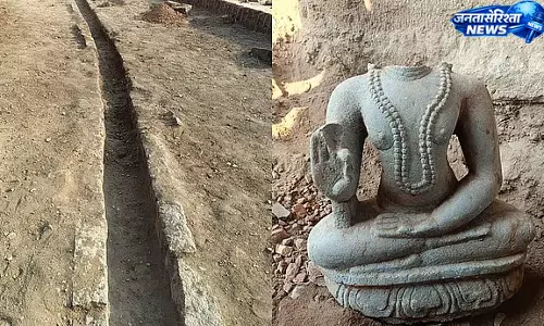 Karnataka : हज़ारा राम मंदिर में प्राचीन ड्रेनेज सिस्टम और अलवर की मूर्तियां मिलीं Karnataka : हज़ारा राम मंदिर में प्राचीन ड्रेनेज सिस्टम और अलवर की मूर्तियां मिलीं