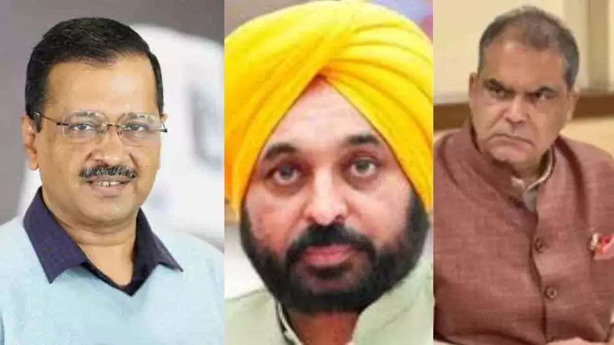 Gurugram: गुरुग्राम जेल में पूर्व मंत्री अरोड़ा से मिले भगवंत मान और अरविंद केजरीवाल Gurugram: गुरुग्राम जेल में पूर्व मंत्री अरोड़ा से मिले भगवंत मान और अरविंद केजरीवाल