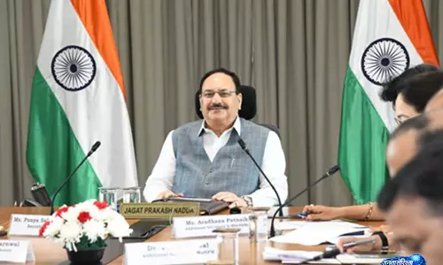 JP Nadda ने पश्चिम बंगाल में सीएम सुवेंदु अधिकारी के साथ स्वास्थ्य सेवा प्रणालियों की समीक्षा की