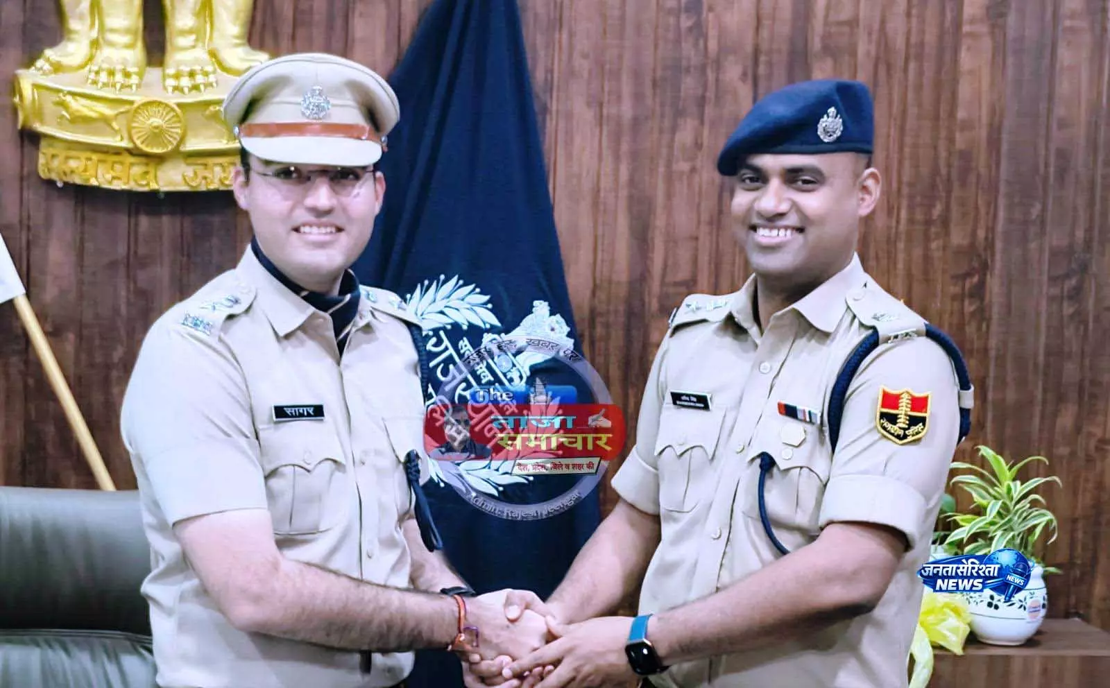 नवनियुक्त SP सागर राणा ने संभाला पदभार, पूर्व एसपी धर्मेंद्र यादव ने सौंपा चार्ज नवनियुक्त SP सागर राणा ने संभाला पदभार, पूर्व एसपी धर्मेंद्र यादव ने सौंपा चार्ज