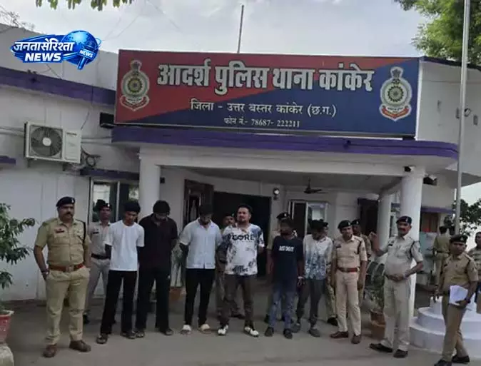 ONLINE IPL सट्टा गिरोह का भंडाफोड़, नाबालिग सहित 7 गिरफ्तार ONLINE IPL सट्टा गिरोह का भंडाफोड़, नाबालिग सहित 7 गिरफ्तार
