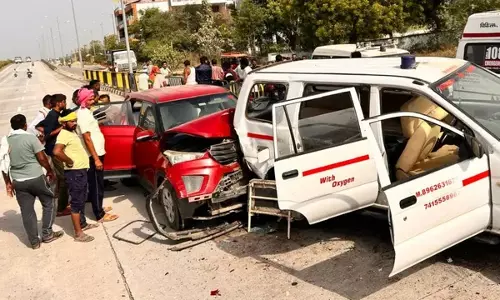 मीरजापुर में NH-135 पर भीषण सड़क हादसा