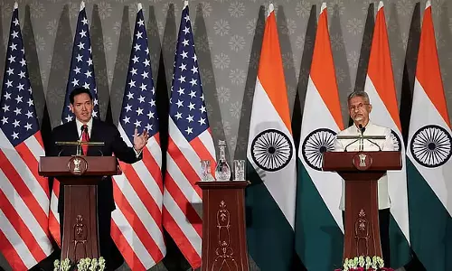 Jaishankar–मार्को रुबियो बातचीत में भारत-अमेरिका रणनीतिक साझेदारी पर जोर Jaishankar–मार्को रुबियो बातचीत में भारत-अमेरिका रणनीतिक साझेदारी पर जोर