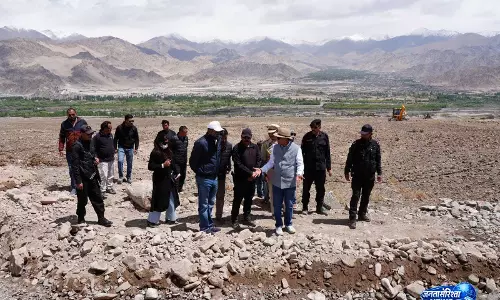 लद्दाख के LG ने लेह में 800 एकड़ की महत्वाकांक्षी भूमि बहाली परियोजना शुरू की