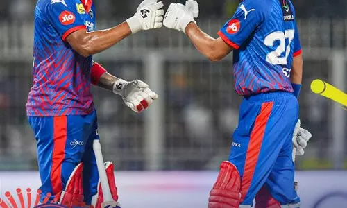 IPL 2026 : दिल्ली ने Kolkata को दिया 204 का टारगेट IPL 2026 : दिल्ली ने Kolkata को दिया 204 का टारगेट