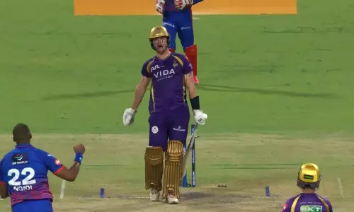 KKR बनाम DC: रहाणे की धमाकेदार पारी से मुकाबला रोमांचक, 203 रन के लक्ष्य का पीछा जारी KKR बनाम DC: रहाणे की धमाकेदार पारी से मुकाबला रोमांचक, 203 रन के लक्ष्य का पीछा जारी