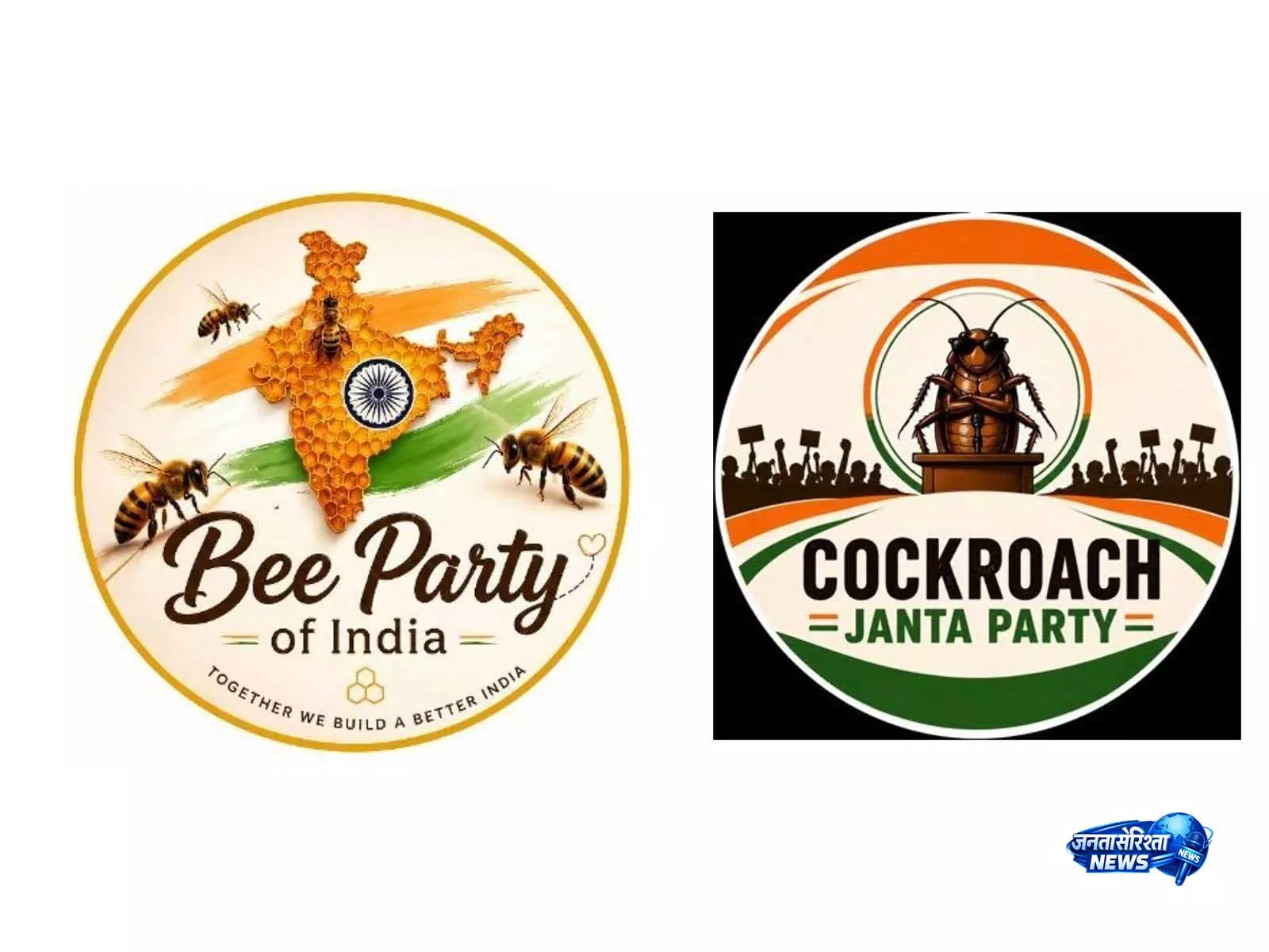 भारत की नई व्यंग्यपूर्ण पार्टियों का उदय: Cockroach Janata Party और बी पार्टी ऑफ़ इंडिया भारत की नई व्यंग्यपूर्ण पार्टियों का उदय: Cockroach Janata Party और बी पार्टी ऑफ़ इंडिया