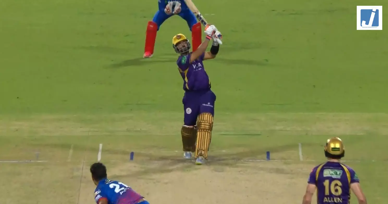 KKR की तेज शुरुआत, 203 रन के लक्ष्य का पीछा करते हुए 6 ओवर में 55/1 KKR की तेज शुरुआत, 203 रन के लक्ष्य का पीछा करते हुए 6 ओवर में 55/1