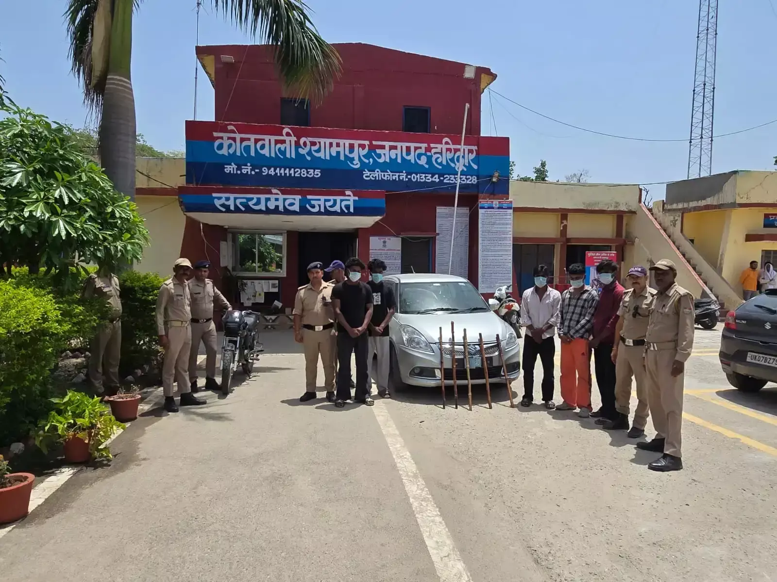 Haridwar: श्यामपुर पुलिस को बड़ी सफलता, गैंग के पांच सदस्य दबोचे Haridwar: श्यामपुर पुलिस को बड़ी सफलता, गैंग के पांच सदस्य दबोचे