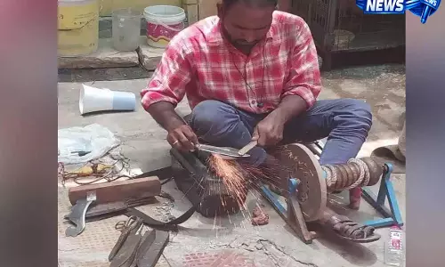 Hyderabad में बकरीद से पहले चाकू शार्पनरों की फिर बढ़ी मांग