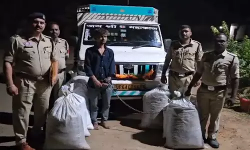 सब्जी कैरेट से फिर गांजा तस्करी की कोशिश, गरियाबंद पुलिस ने फेरा पानी सब्जी कैरेट से फिर गांजा तस्करी की कोशिश, गरियाबंद पुलिस ने फेरा पानी