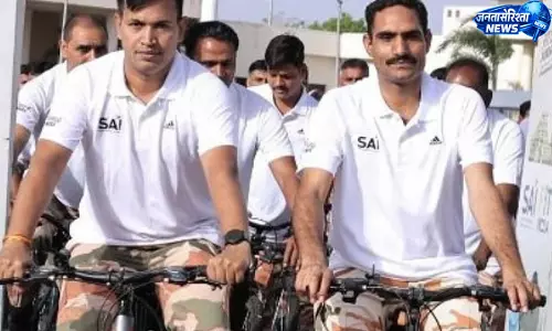 भोपाल में SAI की साइकिलिंग रैली, CWG 2030 और हेल्दी लाइफस्टाइल पर जागरूकता अभियान